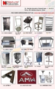 Manufacturers Exporters and Wholesale Suppliers of Pharmaceutical steel furniture Ahmedabad Gujarat